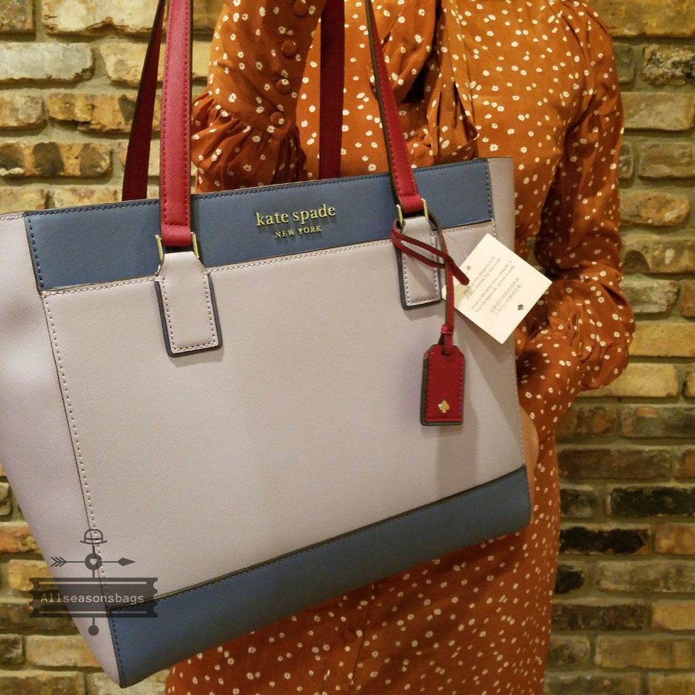 NWT Kate Spade Cameron Laptop Tote Large Frozen - Picture 2 of 8